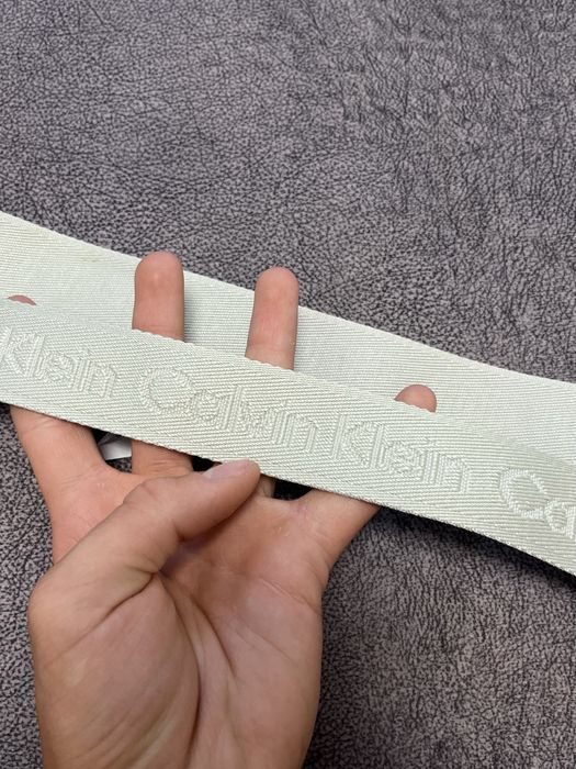 Ремінь Calvin Klein‼️ Текстильний пояс cK для джинс