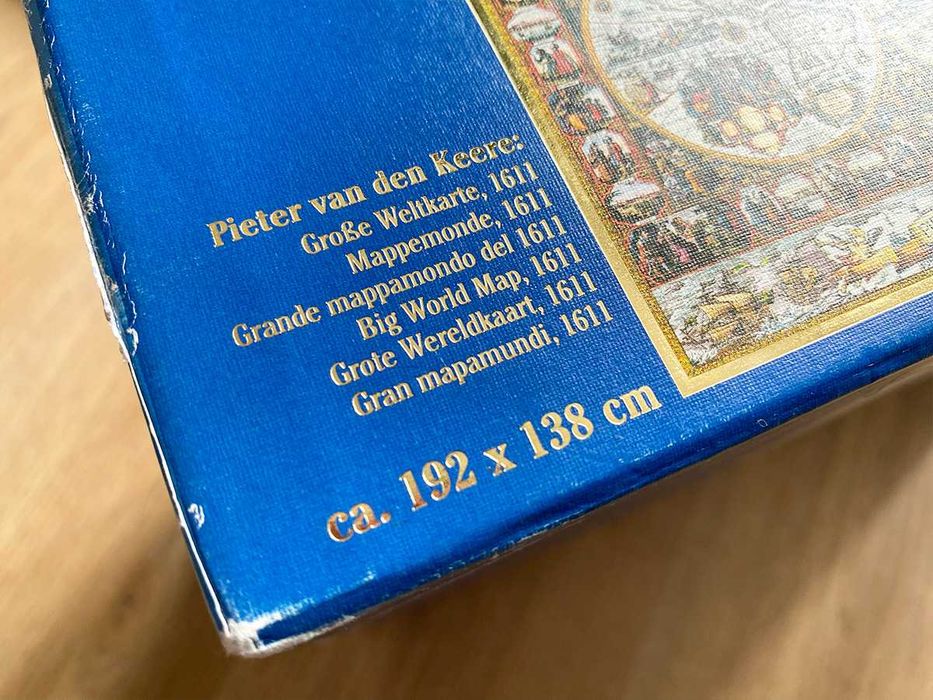 Puzzle Ravensburger 9000 - Mapa świata 1611