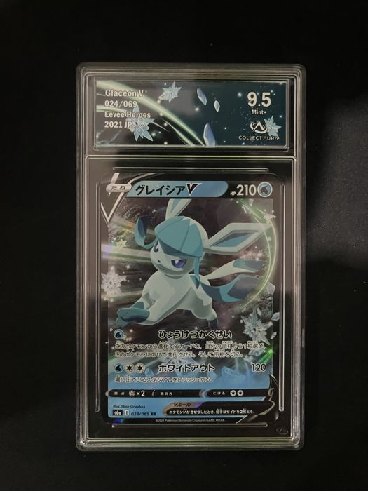 Carta graded glaceon 9,5