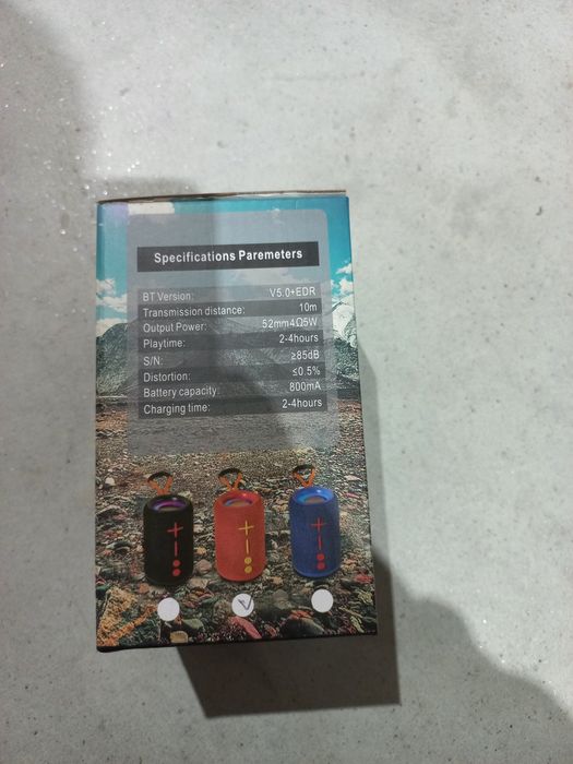 Coluna Bluetooth várias cores - NOVA em Caixa