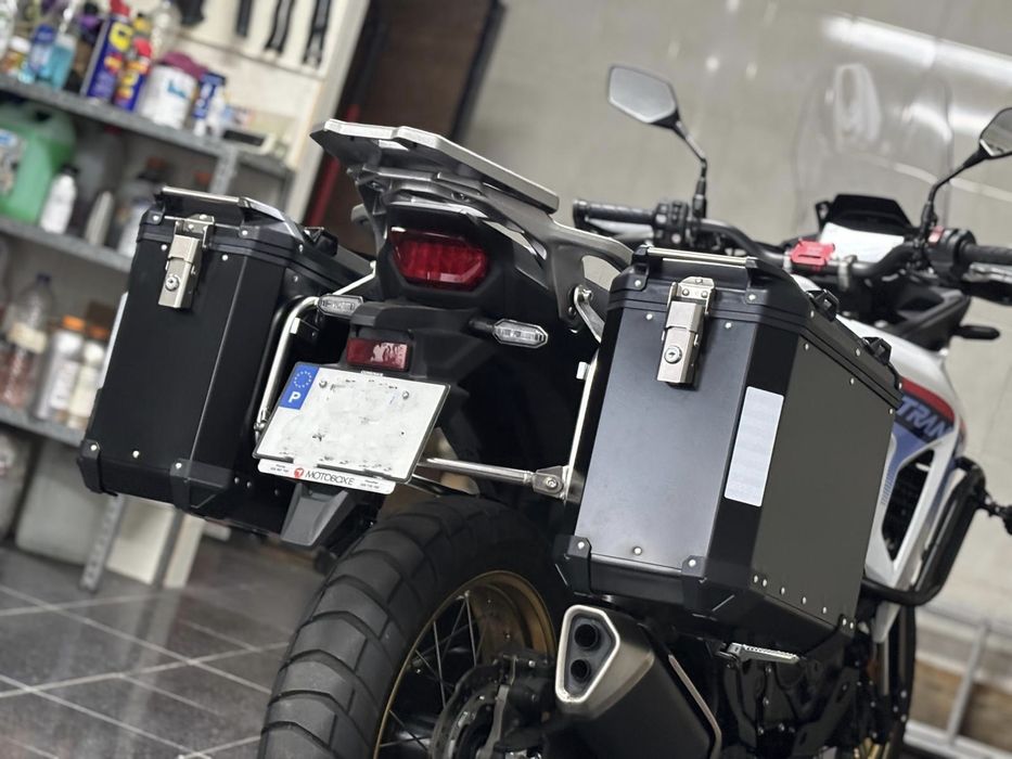 (NOVO) Malas Laterais + Top case Honda Transalp 750