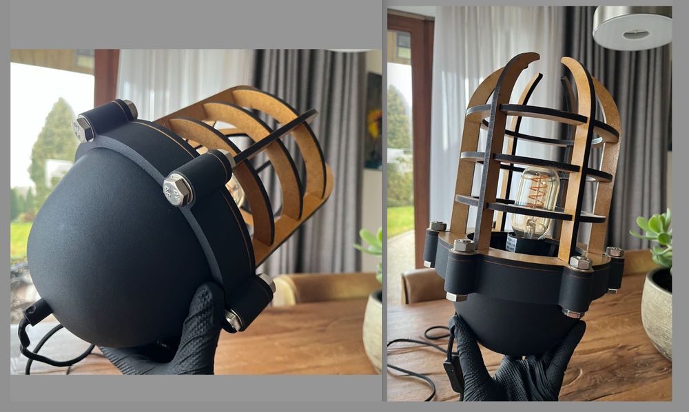 Lampa podłogowa stołowa Lampka Zuiver Navigator Industrialny Loft