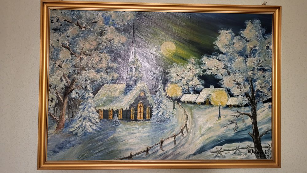 Obraz malowany na płótnie 105 x 70