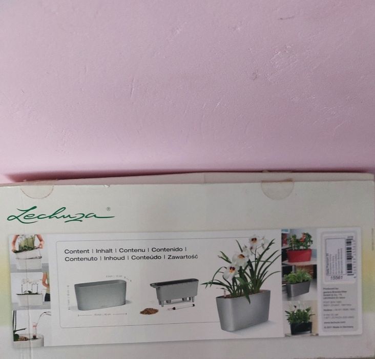 Lechuza з автополивом.Новий темно баклажанового кольору