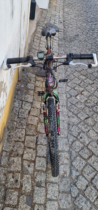 Bicicleta multicolor