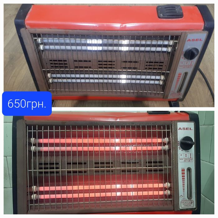 Электрообогреватель - тепловентилятор (дуйчик), инфракрасный, металлок