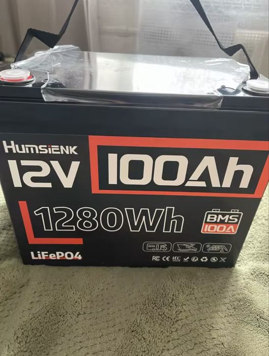 Акумулятор літій залізо фосфат 12 в. 100 аг, lifepo4 100 ah