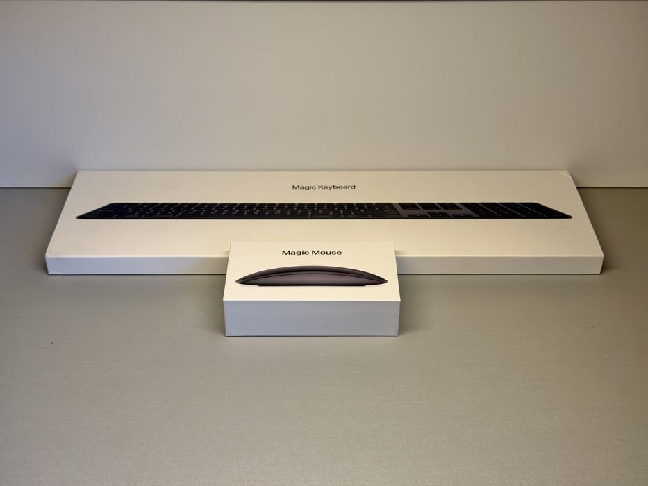Apple Magic Keyboard + Magic Mouse (space grey)