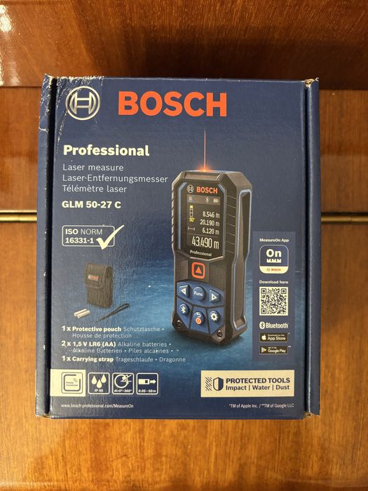 Dalmierz laserowy - Bosch Professional GLM 50-27 C (nowy)