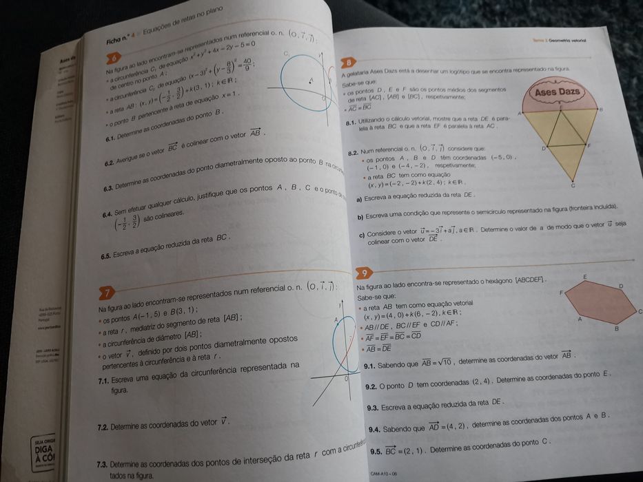 Manual de apoio ao estudo de Matemática A da Porto editora