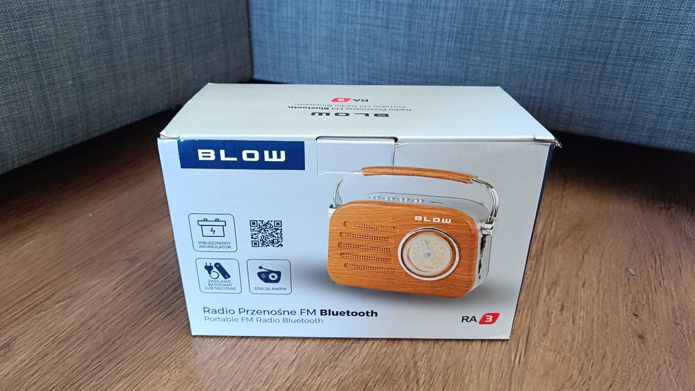 Kurier0PLN,Radio analogoweAM/FM BLOW 77-532 przenośne Bluetooth/USB/SD