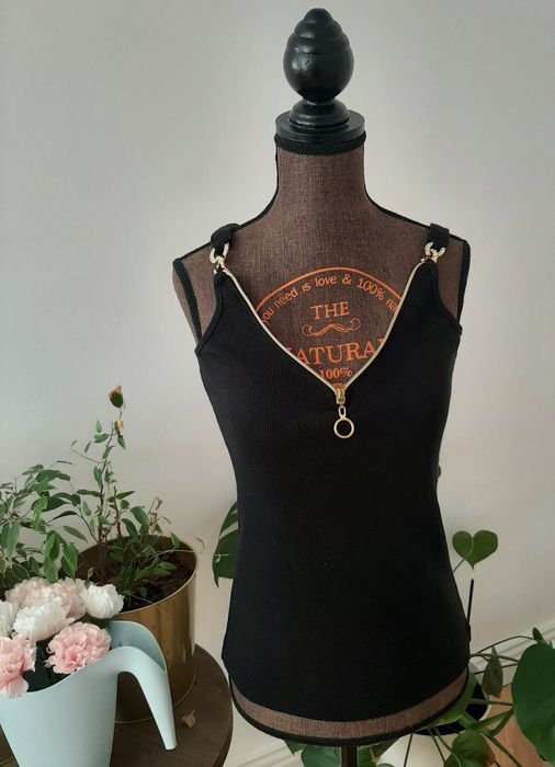 Top bluzka elegancka S