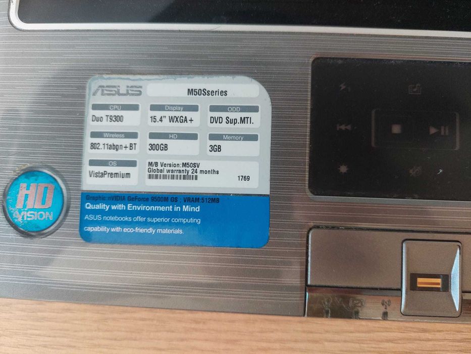 Laptop asus peças 3G PC2-6400 CPU Core 2 Duo P8600 2.40Ghz 1066Mhz 3MB