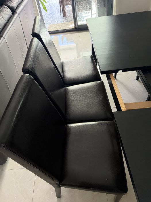 Mesa de sala extensível+ 6 cadeiras- Excelente estado