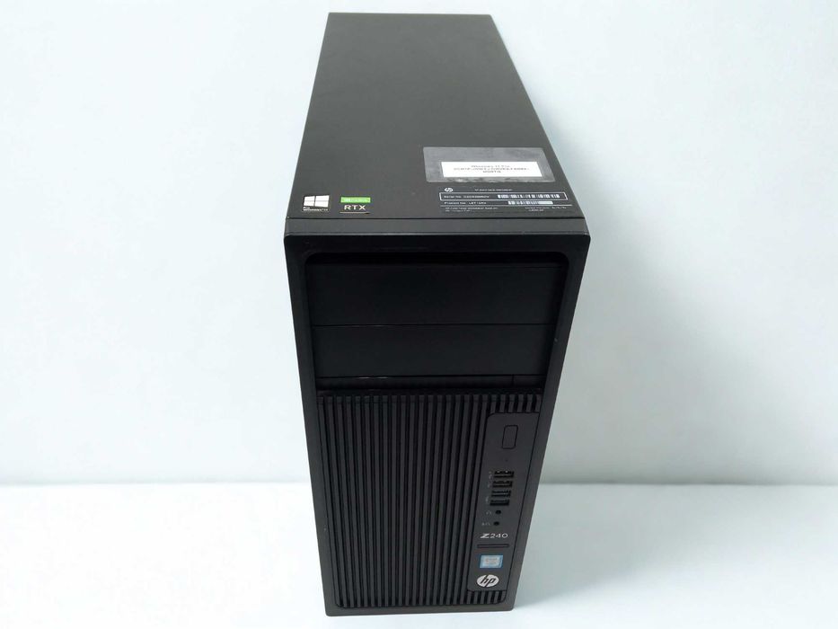 Komputer Używany HP Z240 Xeon 32GB 512 SSD 1TB HDD RTX 2060 W11 GW FV