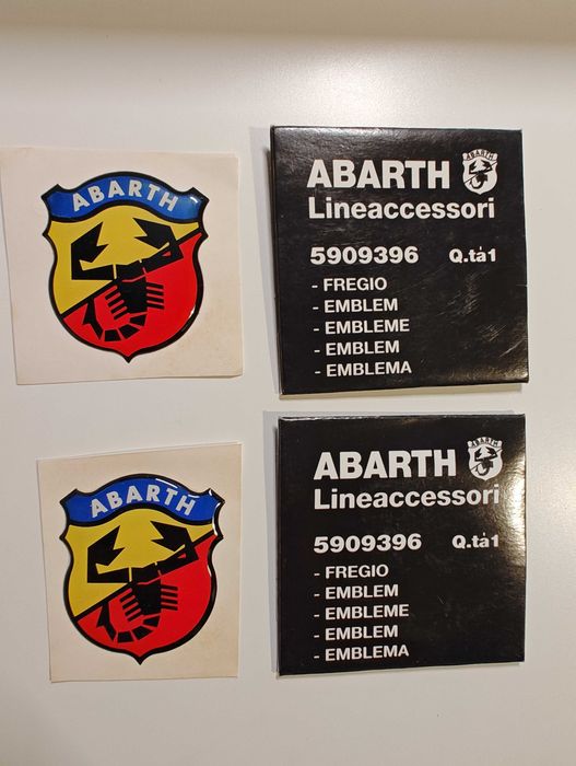 Cinquecento Seicento Sporting Abarth Logo Emblemat Oryginał