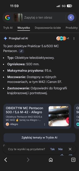 Obiektyw Prakticar