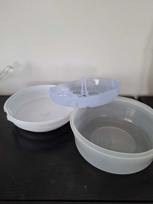 Esterilizador micro-ondas + 4 biberões + 3 tetinas (Philips AVENT)