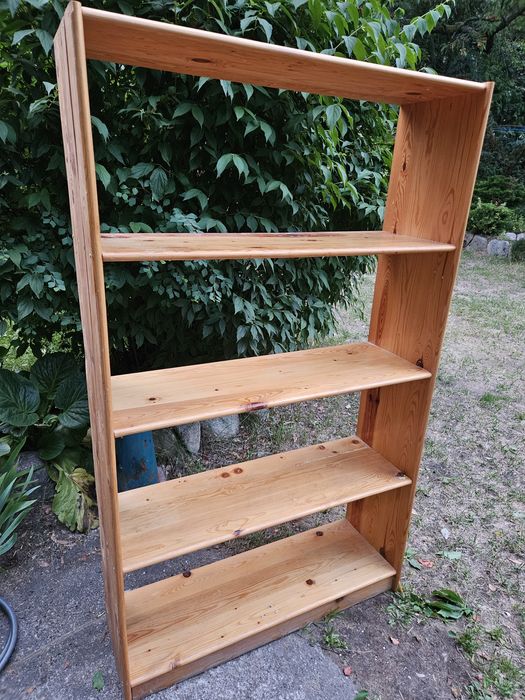 regał drewniany szer 90 gł28 wys 150cm