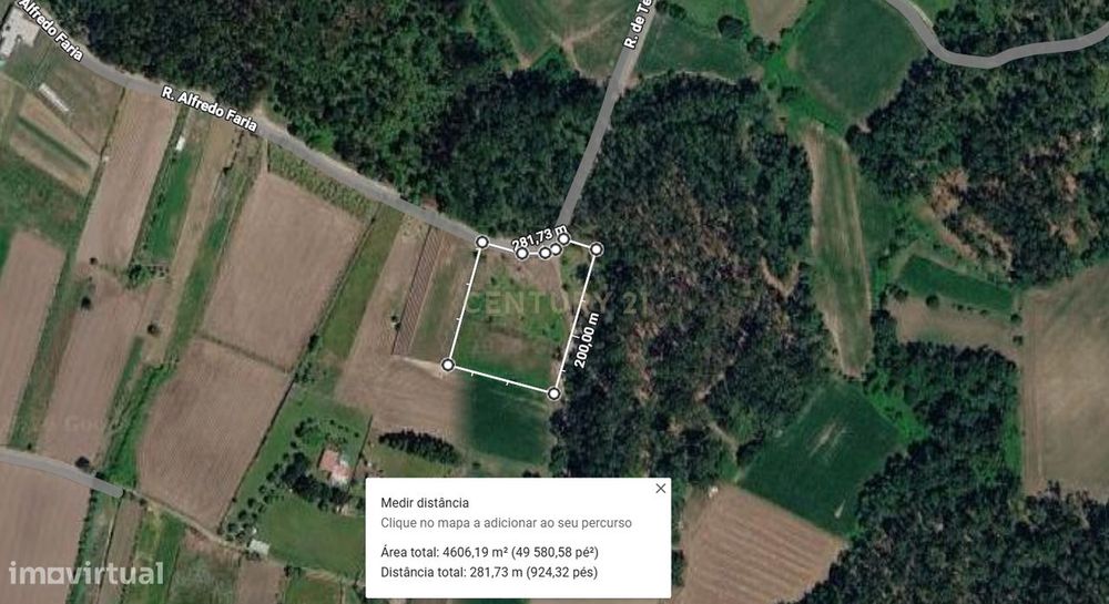 Terreno Agrícola com 4.600m² e excelentes acessos, por apenas 25.000€