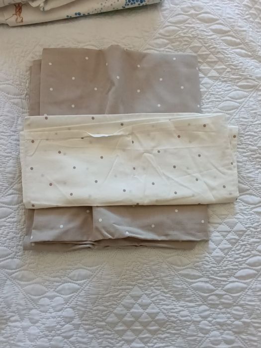 Capas Edredon Berço bebé 110x125cm - reversíveis - 10eur/unidade