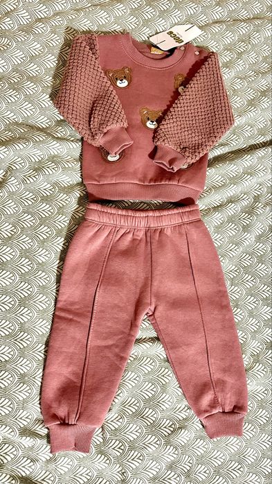 Новий дитячий теплий костюм  74 см (9–12 міс)