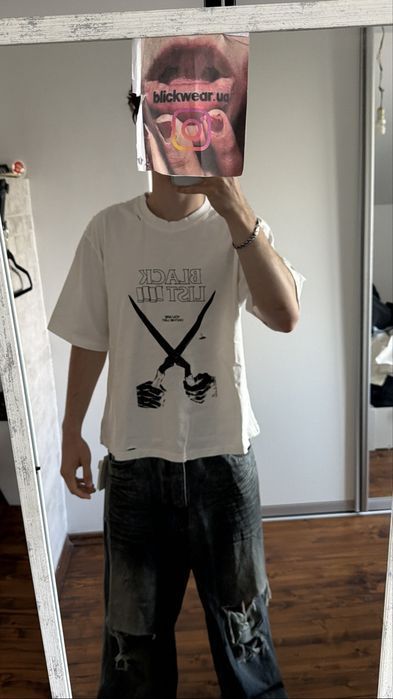футболка Protocol index project gr Black List S M L vetements balenciaga rick owens