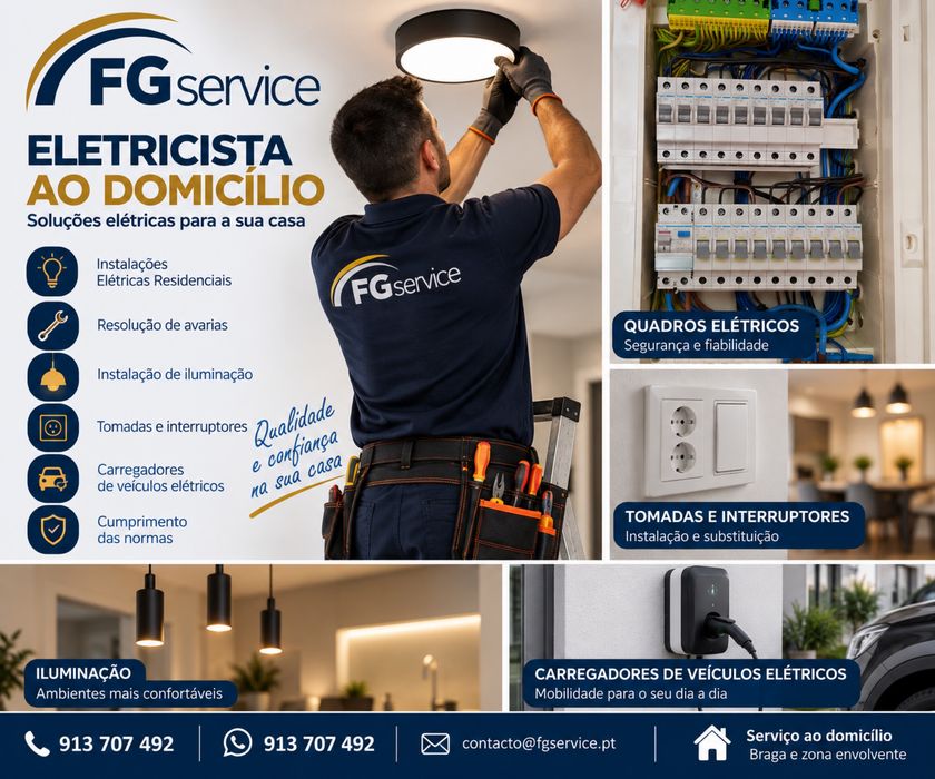 Eletricista ao Domicílio | Reparações e Instalações Elétricas
