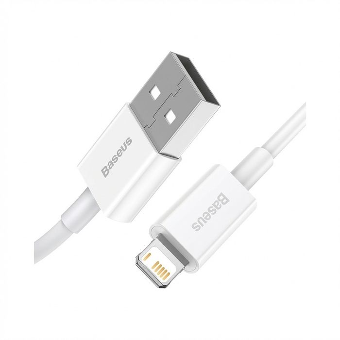 Kabel USB Lightning 2,4A 2m - Baseus CALYS-C02 Biały