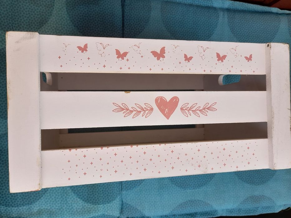 Komódka i skrzynka do decoupage
