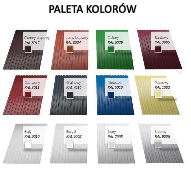 Drzwi stalowe na wymiar blacha trapezowa profil ocynk Dostawa Gratis