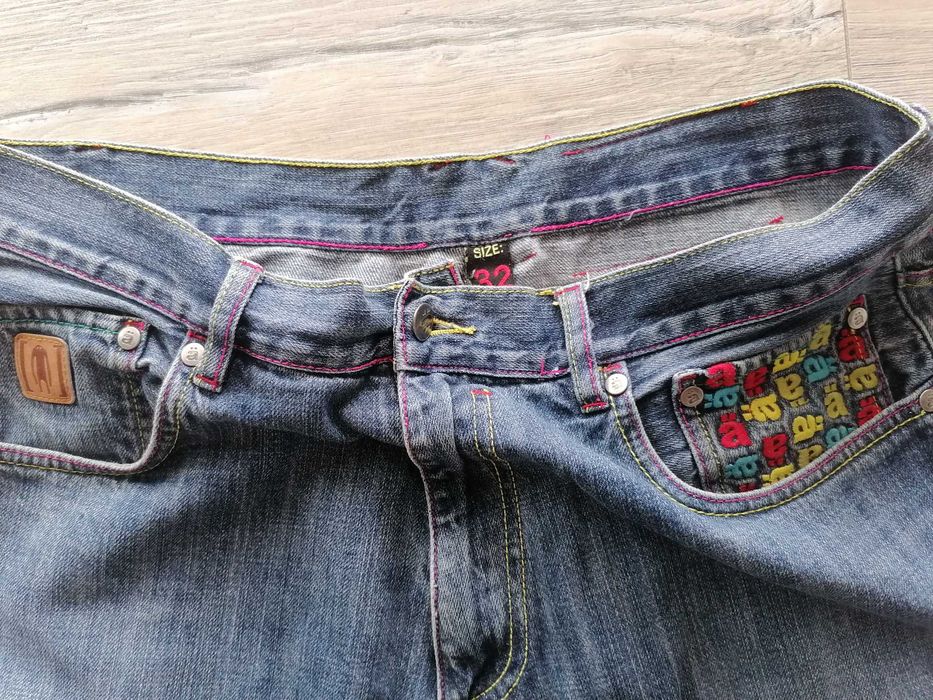 Szorty jeansowe bermudy spodenki L 32 na lato