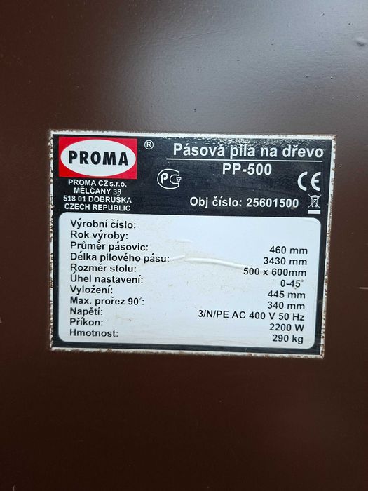 Piła taśmowa Proma PP-500