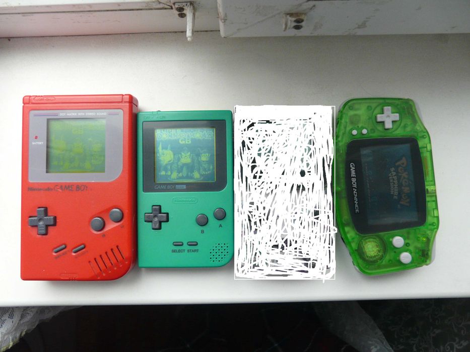 Nintendo GameBoy ,Pocket,Advance.