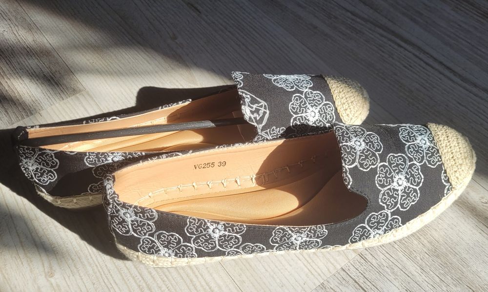 Buty espadryle haft