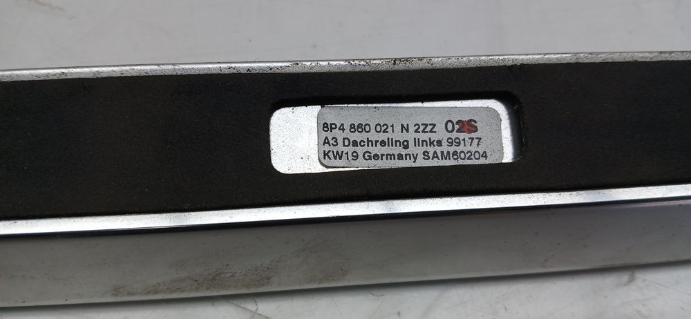 Barra de tejadilho AUDI A3 Sportback (8PA)