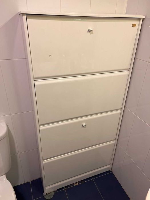 móvel sapateira cor branca