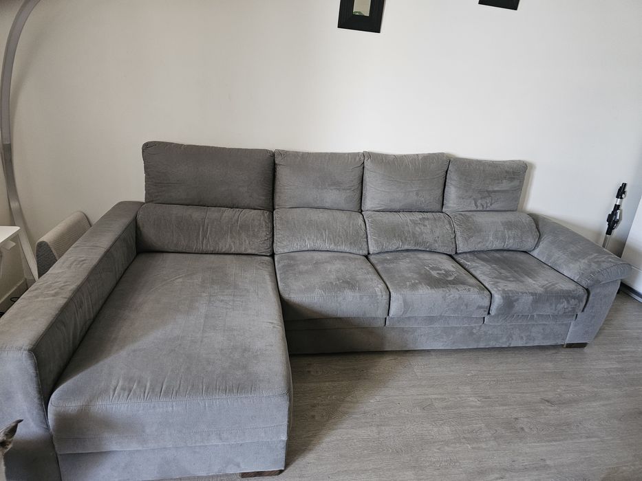 Sofá chaise longue conforama