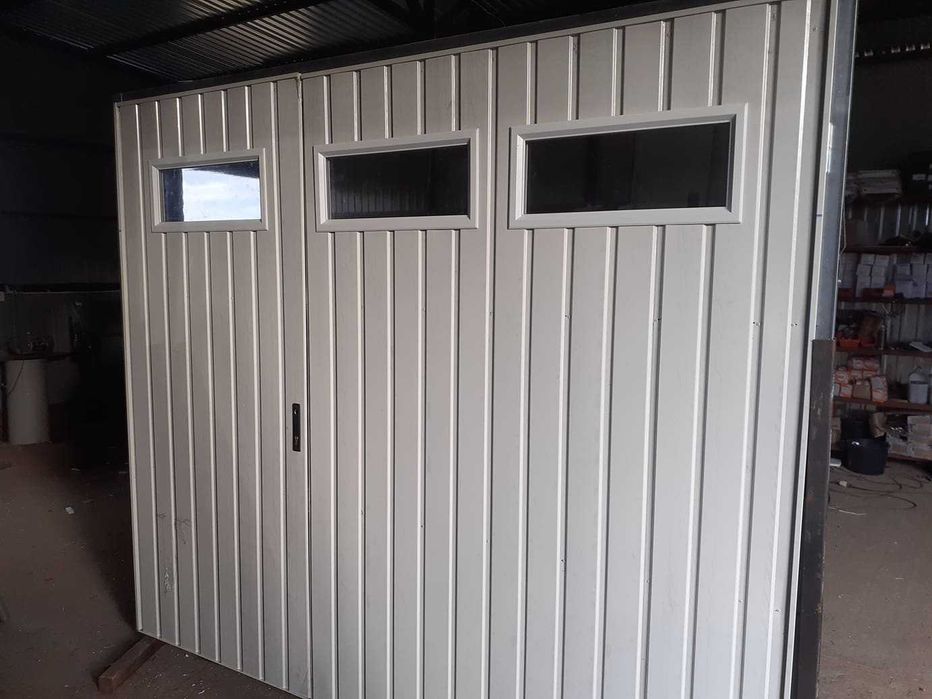 brama dwuskrzydłowa, drzwi stalowe