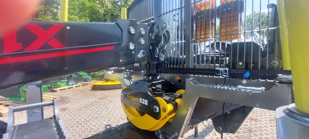 PALMS 15U żuraw 10m X100 zestaw zrywkowy przyczepa leśna forwarder 4x4