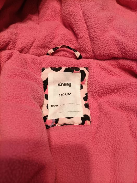 Kurtka zimowa dziewczęcą - rozmiar 110 cm