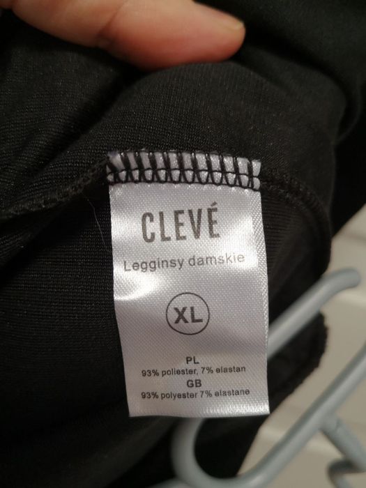 Spodnie damskie dzwony aksamitne Clevé rozmiar L/ XL