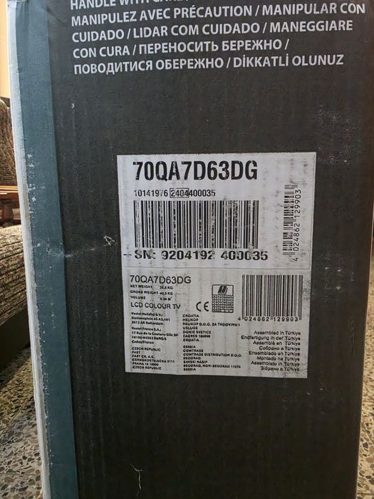 Telewizor marki Toshiba 70 cali Android Nowy Przywieziony z Niemiec