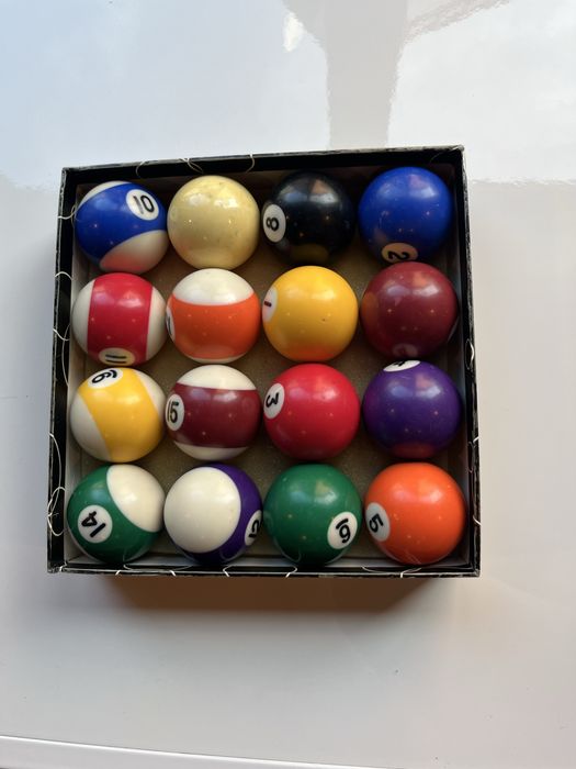 Zestaw bil pool na stół snoockerowy