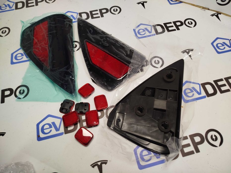 Отражатель катафот бампера крыла Tesla Model 3 Y Замена Установка