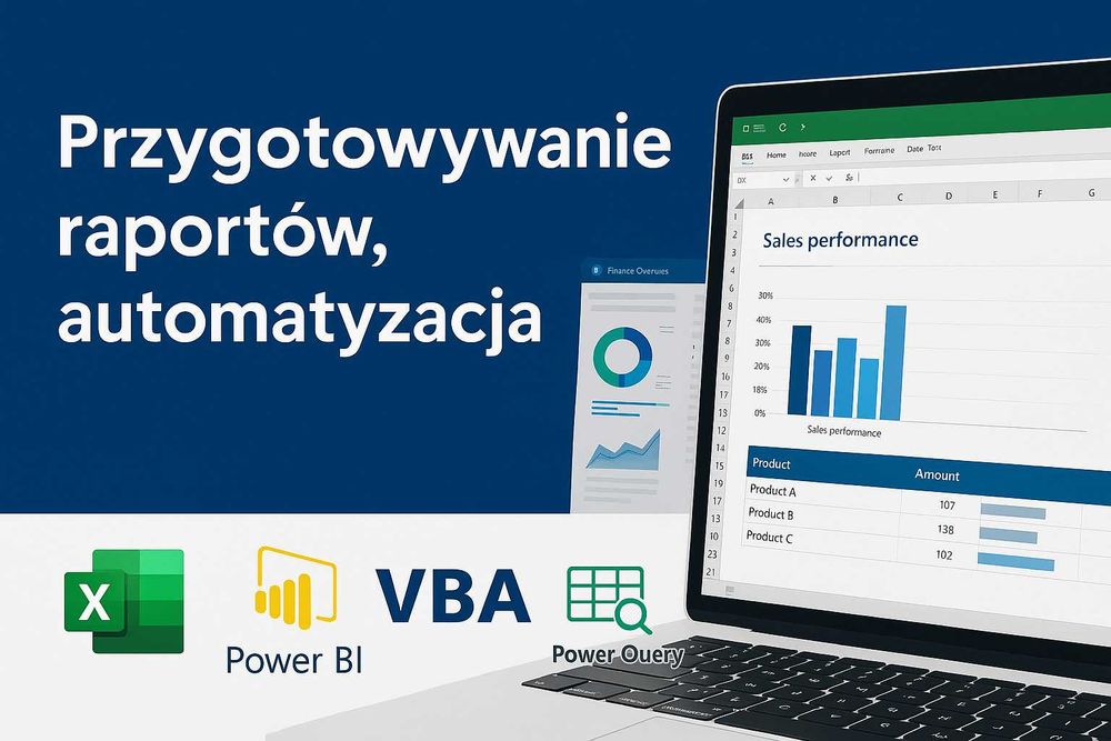 Raporty, Excel/Power BI/VBA/Power Query, Pomoc w Excelu - faktura