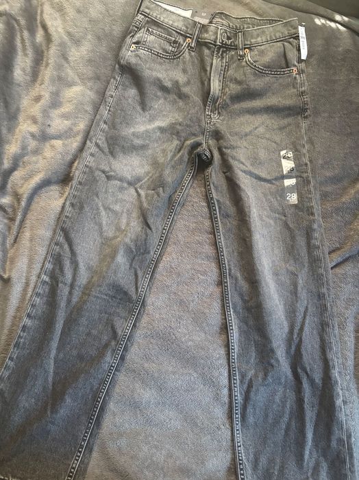 Szare jeansy gap nowe z metką
