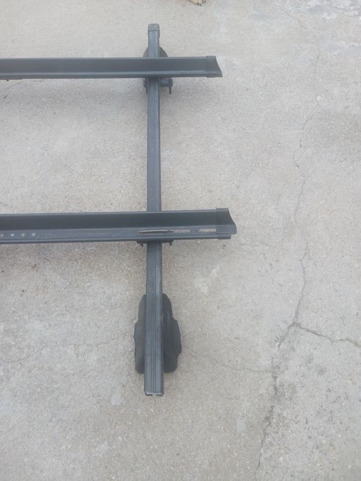 Barras tejadilho universais + 2 suportes bicicleta