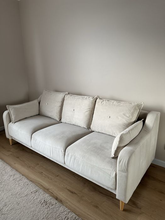 Sofa / Kanapa 3-osobowa z funkcją spania i pojemnikiem, b. dobry stan