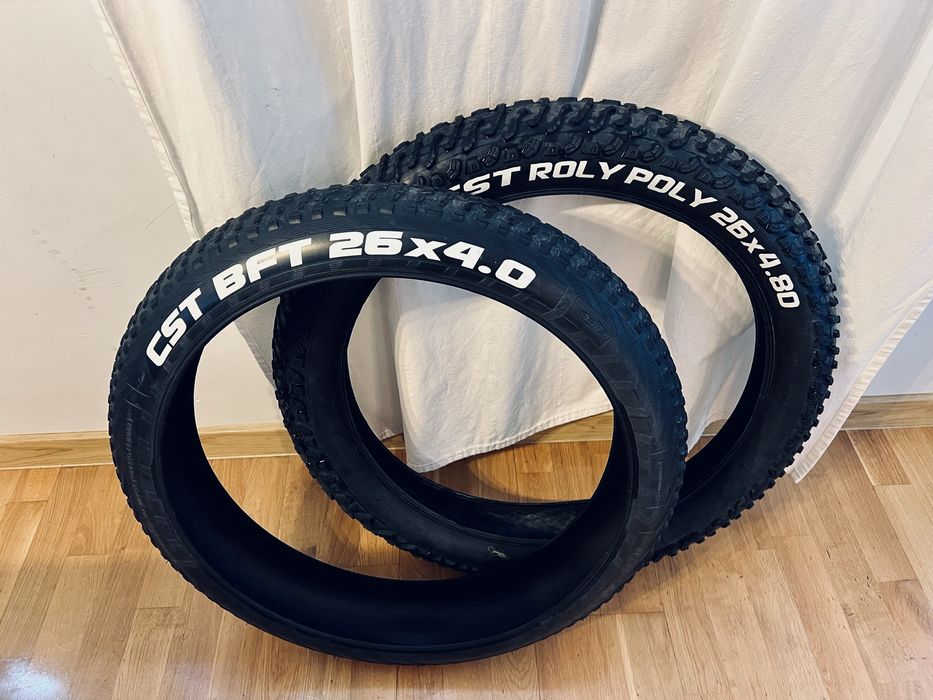 Komplet Opon CST/MAXXIS BFT i Roly Poly 26x4.00/26x4.80 Mullet Fatbike